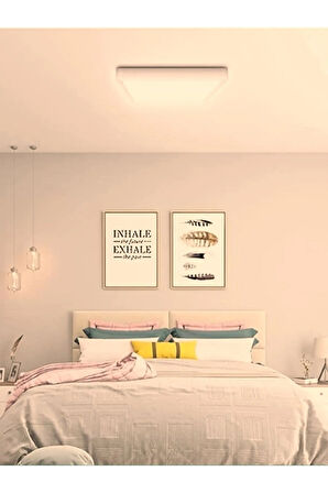 Sıva Üstü 60cm x60cm Led Panel, Mutfak Avize, 60x60 Led Avize, 54 Watt, Homojen Gün Işığı 4000K