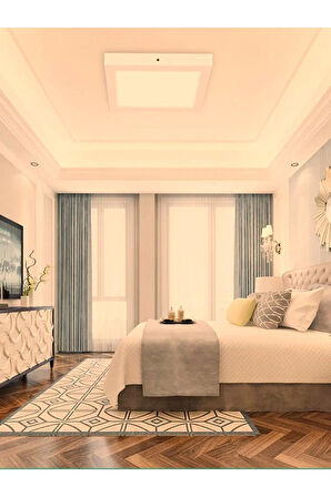 Sıva Üstü 60cm x60cm Led Panel, Mutfak Avize, 60x60 Led Avize, 54 Watt, Homojen Gün Işığı 4000K