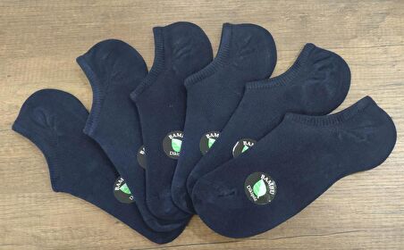 Unisex 6 Çift Bambu Dikişsiz Görünmez Spor Yakkabı Çorabı Sneakers