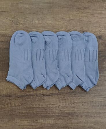 Unisex 6 Çift Yazlık Kaliteli Bambu Patik Çorap Dikişsiz