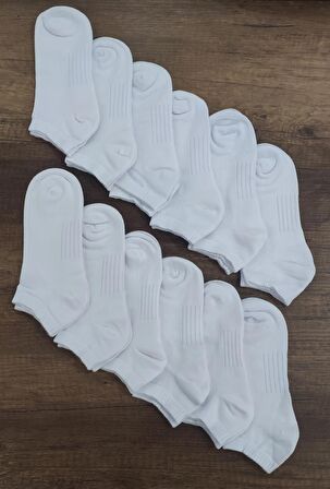 Unisex 12 Çift Yazlık Kaliteli Bambu Patik Çorap Dikişsiz