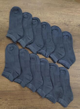 Unisex 12 Çift Yazlık Kaliteli Bambu Patik Çorap Dikişsiz