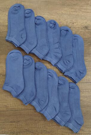 Unisex 12 Çift Yazlık Kaliteli Bambu Patik Çorap Dikişsiz