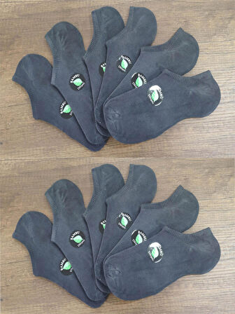 Unisex 12 Çift Bambu Dikişsiz Görünmez Spor Yakkabı Çorabı Sneakers