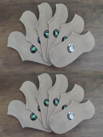 Unisex 12 Çift Bambu Dikişsiz Görünmez Spor Yakkabı Çorabı Sneakers