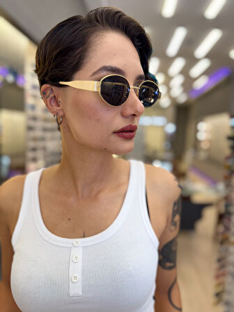 Lenty Gold/Black 55 Olivier Philippe Polarize Güneş Gözlüğü