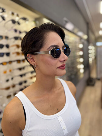 Lenty Sılver/Black 55 Olivier Philippe Polarize Güneş Gözlüğü