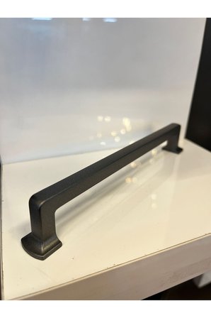 Levante Metal Kulp 192mm Mat Antrasit Dolap Kapak Tv Ünite Modern Çekmece Mobilya Komidin Konsol