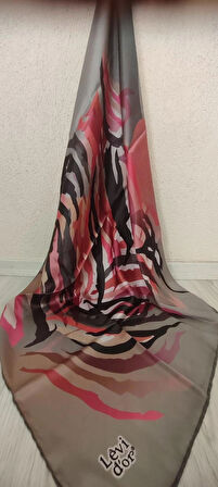 Levidor kristal eşarp gri