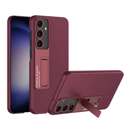 Lexroo Galaxy S24 Plus Kılıf Kıpta Standlı Kılıf - Yeşil