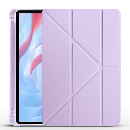 Lexroo Huawei Honor Pad X8 Pro 11.5' Kılıf Tri Folding Kalem Bölmeli Standlı Kılıf - Mor