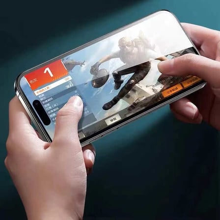 Lexroo iPhone 15 Plus Seramik Ekran Koruyucu - Siyah