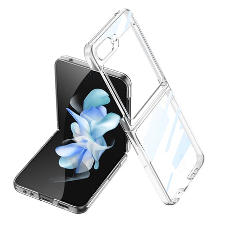 Lexroo Galaxy Z Flip 5 Kılıf Kıpta Lensli Kılıf - Mavi Açık