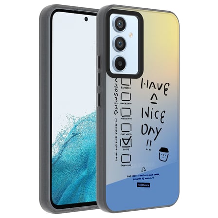 Lexroo Galaxy A14 Kılıf Desenli Dragon Sert Kılıf - Klavye
