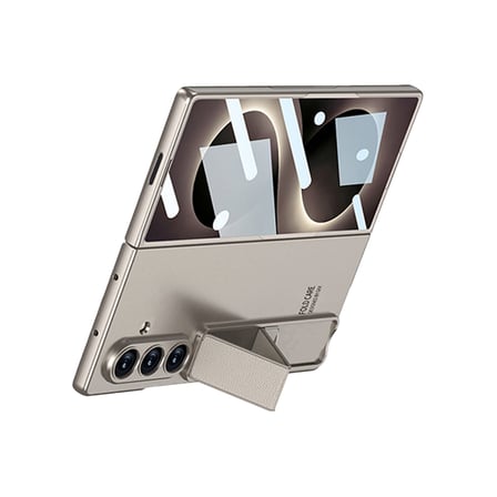 Lexroo Galaxy Z Fold 8 Ultra Kılıf Standlı Kıpta Qstand Kılıf - Gri