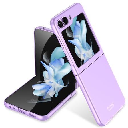 Lexroo Galaxy Z Flip 5 Kılıf Sert Kıpta Kılıf - Gümüş