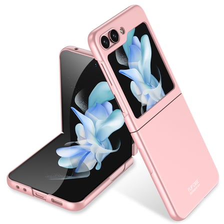 Lexroo Galaxy Z Flip 5 Kılıf Sert Kıpta Kılıf - Pembe