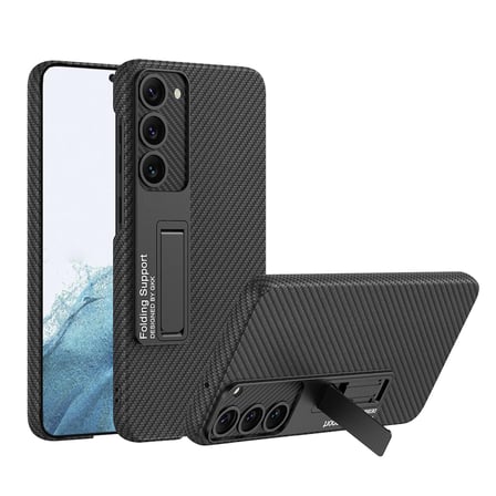 Lexroo Galaxy S23 Plus Kılıf Kıpta Standlı Kılıf - Koyu Yeşil