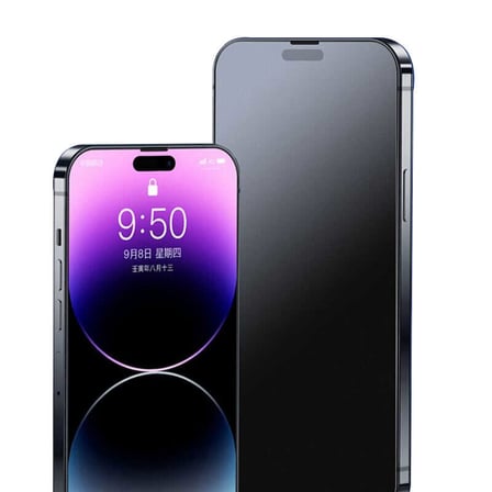 Lexroo iPhone 14 Pro Mat Seramik Ekran Koruyucu - Siyah