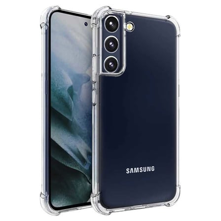 Lexroo Galaxy S22 Plus Kılıf Kamera Korumalı Nitro Anti Shock Silikon - Renksiz
