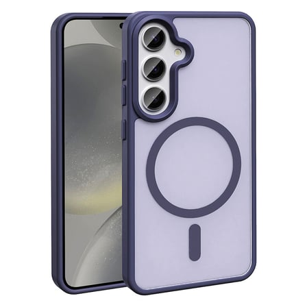 Lexroo Galaxy S26 Plus Kılıf M-safe Şarj Özellikli Mat Arka Yüzey Sio Kılıf - Gri
