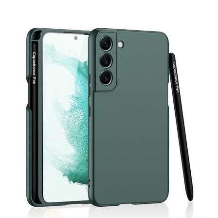 Lexroo Galaxy S22 Kılıf Kalemli Kıpta Kılıf - Siyah