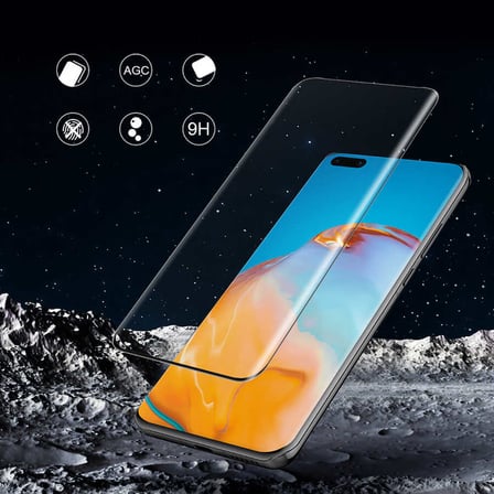 Lexroo Huawei P40 Pro Seramik Ekran Koruyucu - Siyah