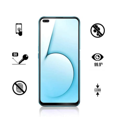 Lexroo Oppo Reno 3 Pro 5G Seramik Ekran Koruyucu - Siyah