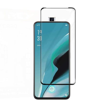 Lexroo Oppo Reno 2Z 5D Cam Ekran Koruyucu - Siyah
