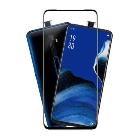 Lexroo Oppo Reno 2Z 5D Cam Ekran Koruyucu - Siyah