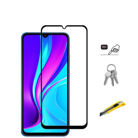 Lexroo Oppo A15S 5D Cam Ekran Koruyucu - Siyah