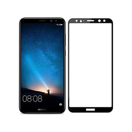 Lexroo Huawei Mate 10 Lite 5D Cam Ekran Koruyucu - Siyah
