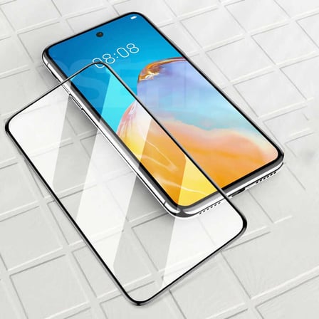 Lexroo Huawei P Smart 2021 5D Cam Ekran Koruyucu - Siyah