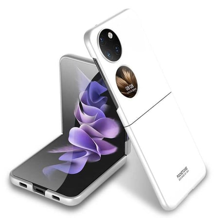 Lexroo Huawei P50 Pocket Kılıf Sert Kıpta Kılıf - Gold