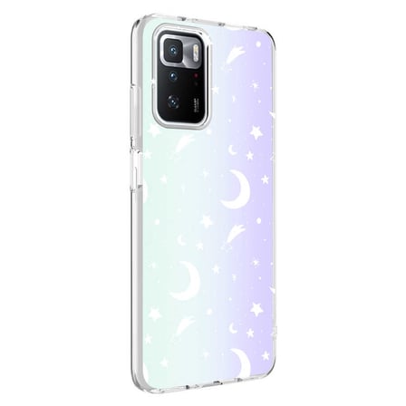 Lexroo Xiaomi Redmi 10 Kılıf M-Blue Desenli Kılıf - Moon No4
