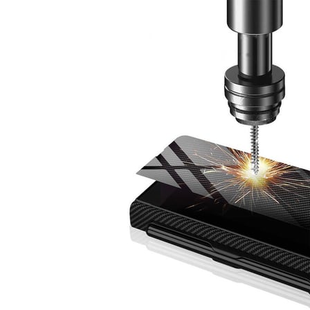 Lexroo Galaxy Z Fold 3 Kılıf Kalem Bölmeli Droga Kılıf - Siyah
