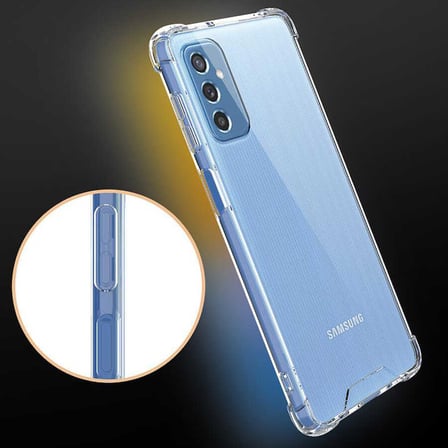 Lexroo Galaxy M52 Kılıf Nitro Anti Shock Silikon - Renksiz