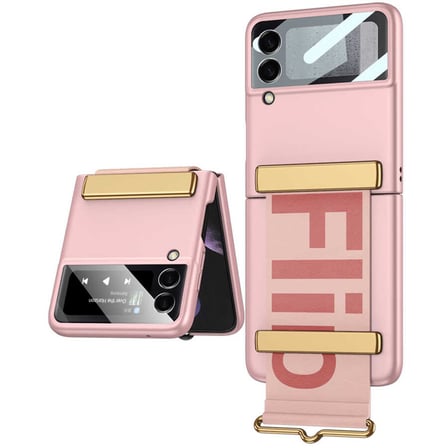 Lexroo Galaxy Z Flip 3 Kılıf Flio Kıpta Kılıf - Pembe