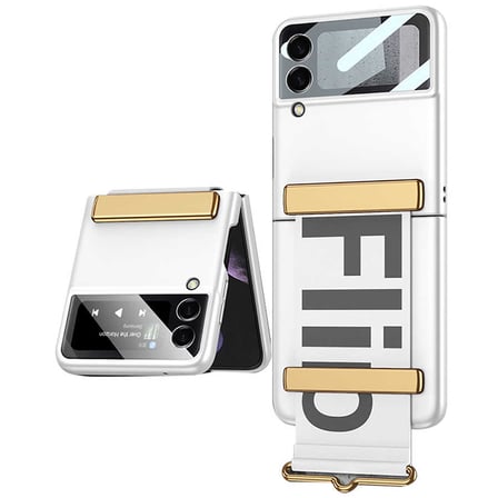 Lexroo Galaxy Z Flip 3 Kılıf Flio Kıpta Kılıf - Gümüş