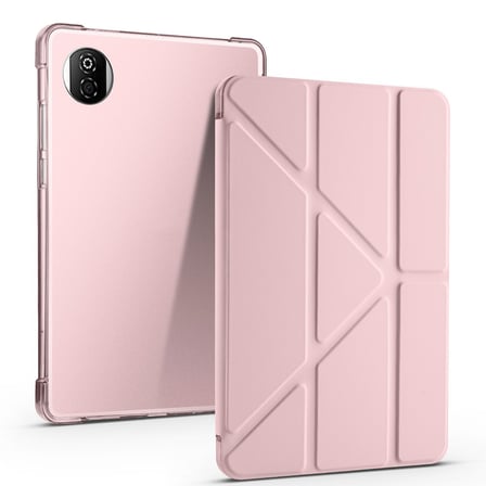 Lexroo Honor Pad X7 8.7 Kılıf Tri Folding Kalem Bölmeli Standlı Kılıf - Rose Gold