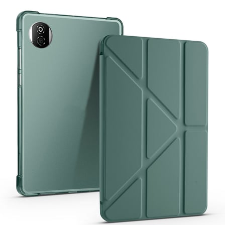 Lexroo Honor Pad X7 8.7 Kılıf Tri Folding Kalem Bölmeli Standlı Kılıf - Koyu Yeşil