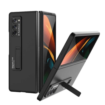 Lexroo Galaxy Z Fold 2 Kılıf Z-Stand Kılıf - Siyah