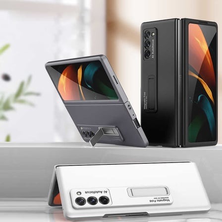 Lexroo Galaxy Z Fold 2 Kılıf Z-Stand Kılıf - Siyah