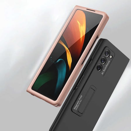 Lexroo Galaxy Z Fold 2 Kılıf Z-Stand Kılıf - Siyah