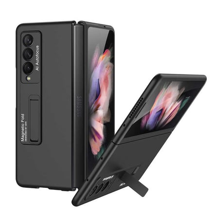 Lexroo Galaxy Z Fold 3 Kılıf Z-Stand Kılıf - Siyah