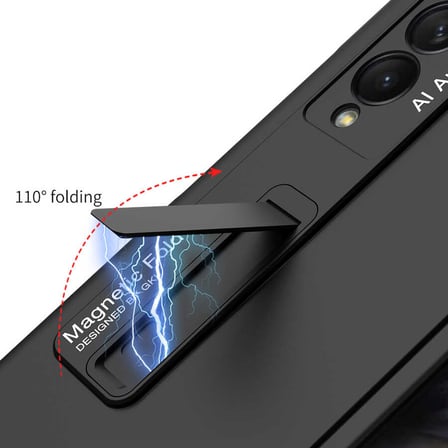 Lexroo Galaxy Z Fold 3 Kılıf Z-Stand Kılıf - Siyah