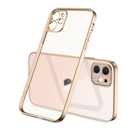 Lexroo iPhone 12 Kılıf Mat Gbox Kılıf - Gold
