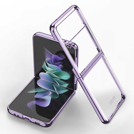 Lexroo Galaxy Z Flip 3 Kılıf Kıpta Kılıf - Koyu Yeşil