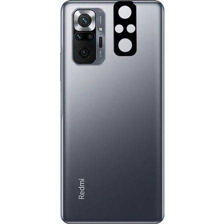 Lexroo Xiaomi Redmi Note 10 Pro 3D Kamera Camı - Siyah
