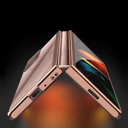 Lexroo Galaxy Z Fold 2 Kılıf Kıpta Kılıf - Siyah